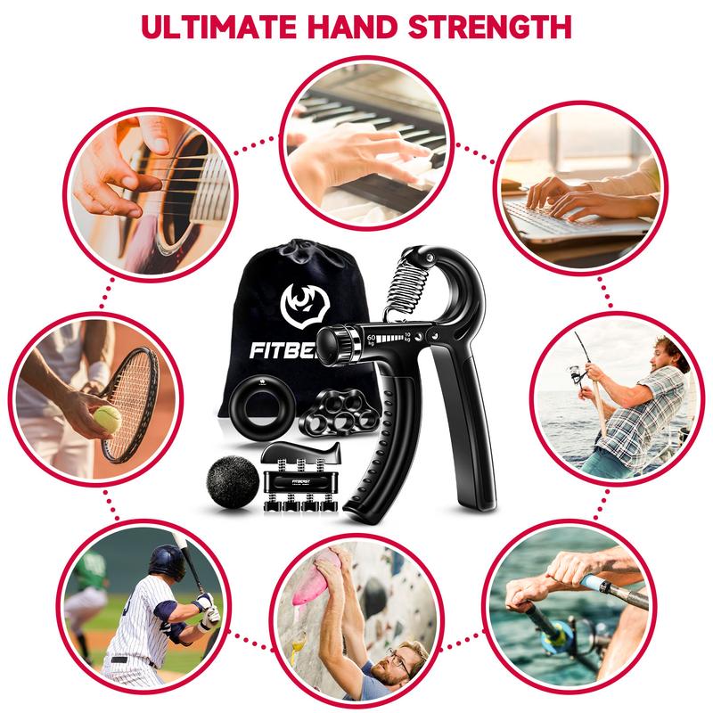 Funny Hand Grip Strengthener Workout Kit (5 Pack)
