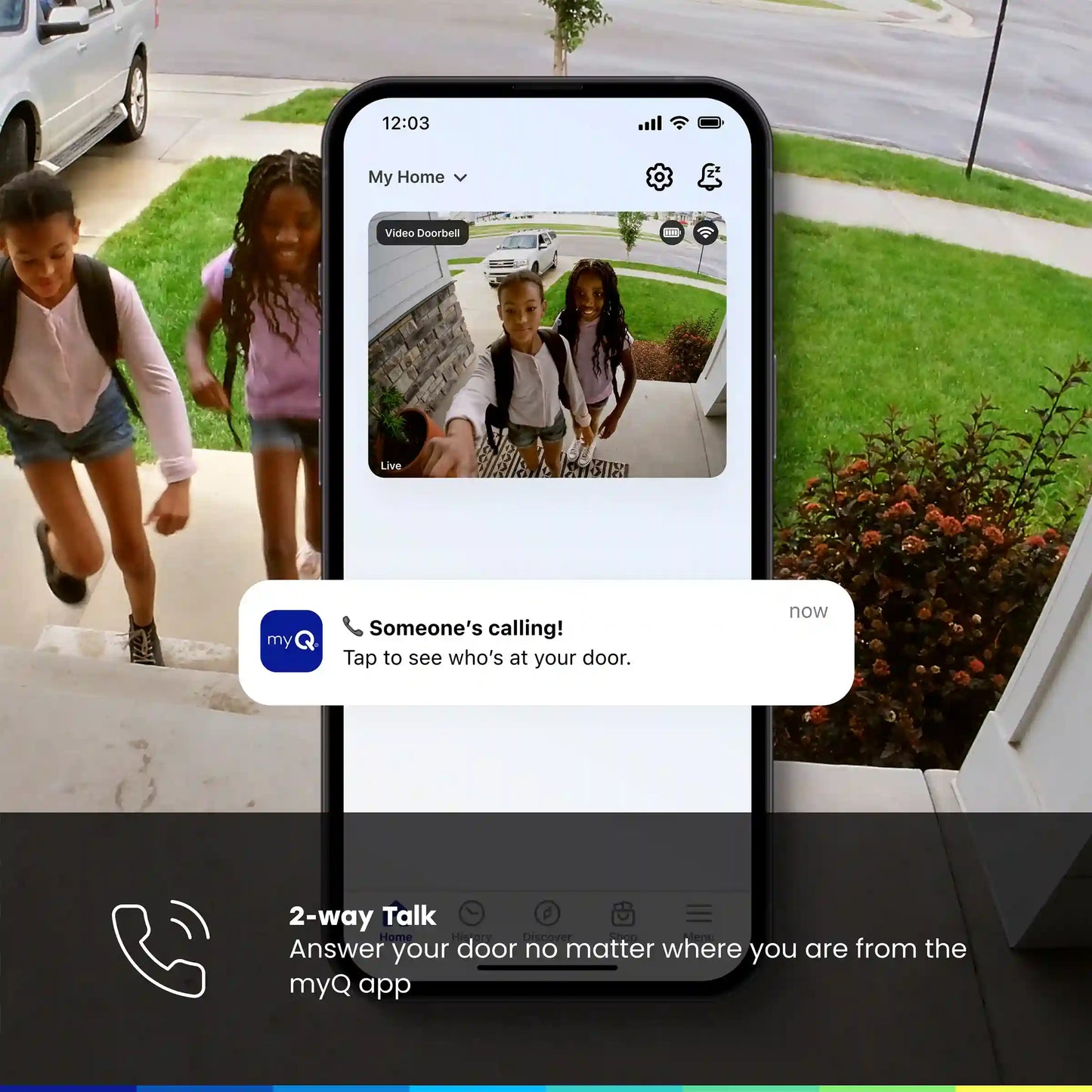 Ultra-Wide View Smart Video Doorbell: Never Miss a Blind Spot Again