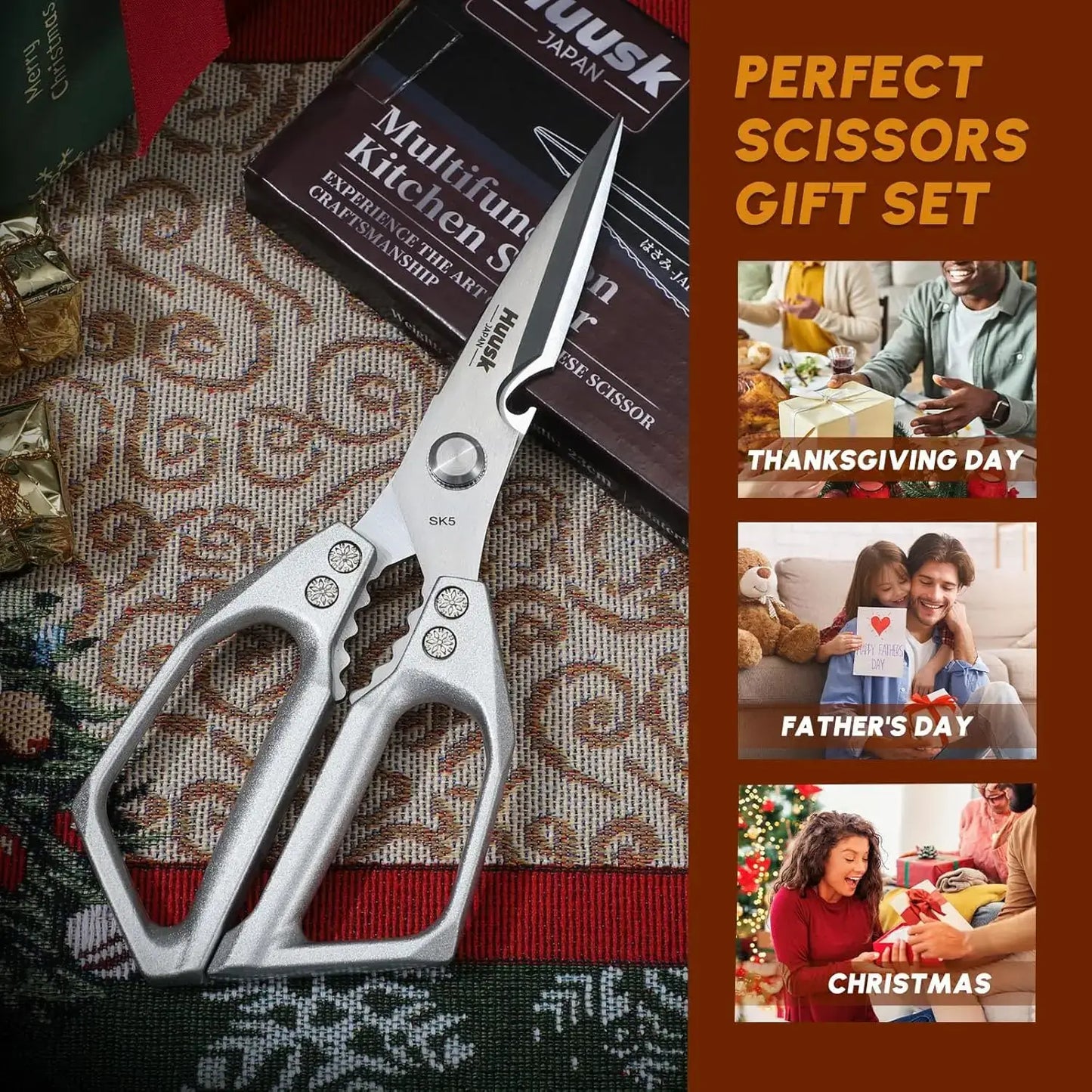 All-Purpose Stainless Steel Kitchen Shears