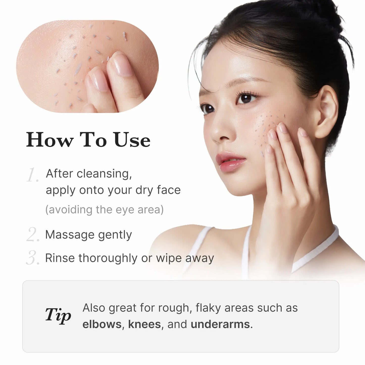 Hypochlorous Acid Rice Peel Shot Duo For Face & Body