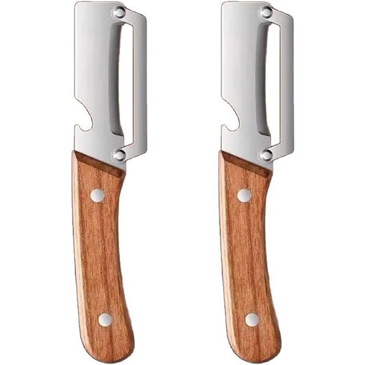 Peel, Open, Repeat: The Ultimate 2-in-1 Stainless Steel Peeler