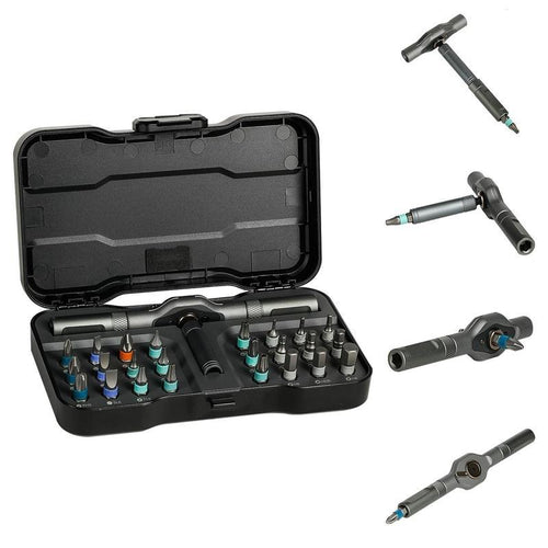 24-in-1 Transforming Ratchet Wrench & Screwdriver Set