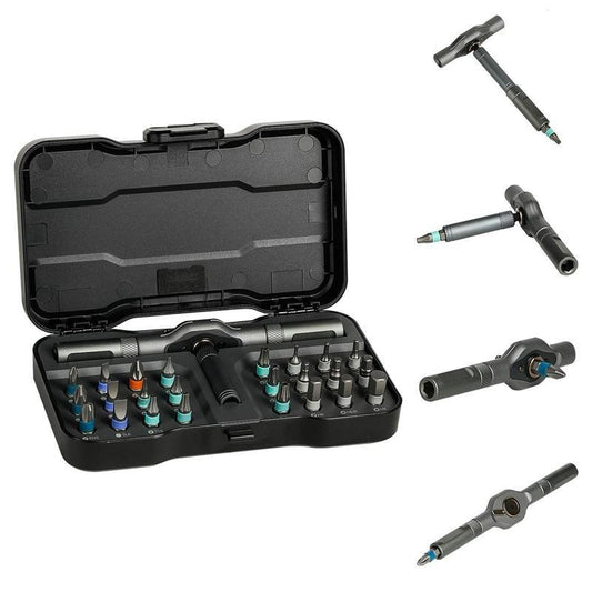 24-in-1 Transforming Ratchet Wrench & Screwdriver Set