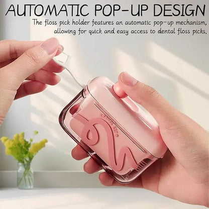 Auto Pop-Up Toothpick Case
