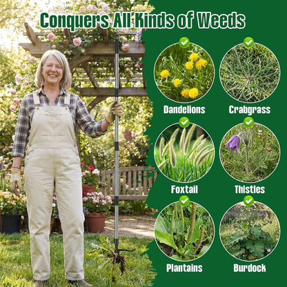 Eliminate Weeds in Seconds Without Bending or Kneeling
