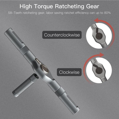 24-in-1 Transforming Ratchet Wrench & Screwdriver Set