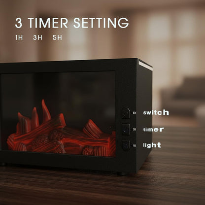 Elevate Your Space With The Cozy Glow Of A Safe, Mist-Powered Fireplace