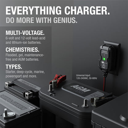 Ultimate 6V & 12V Smart Battery Charger, Maintainer & Desulfator
