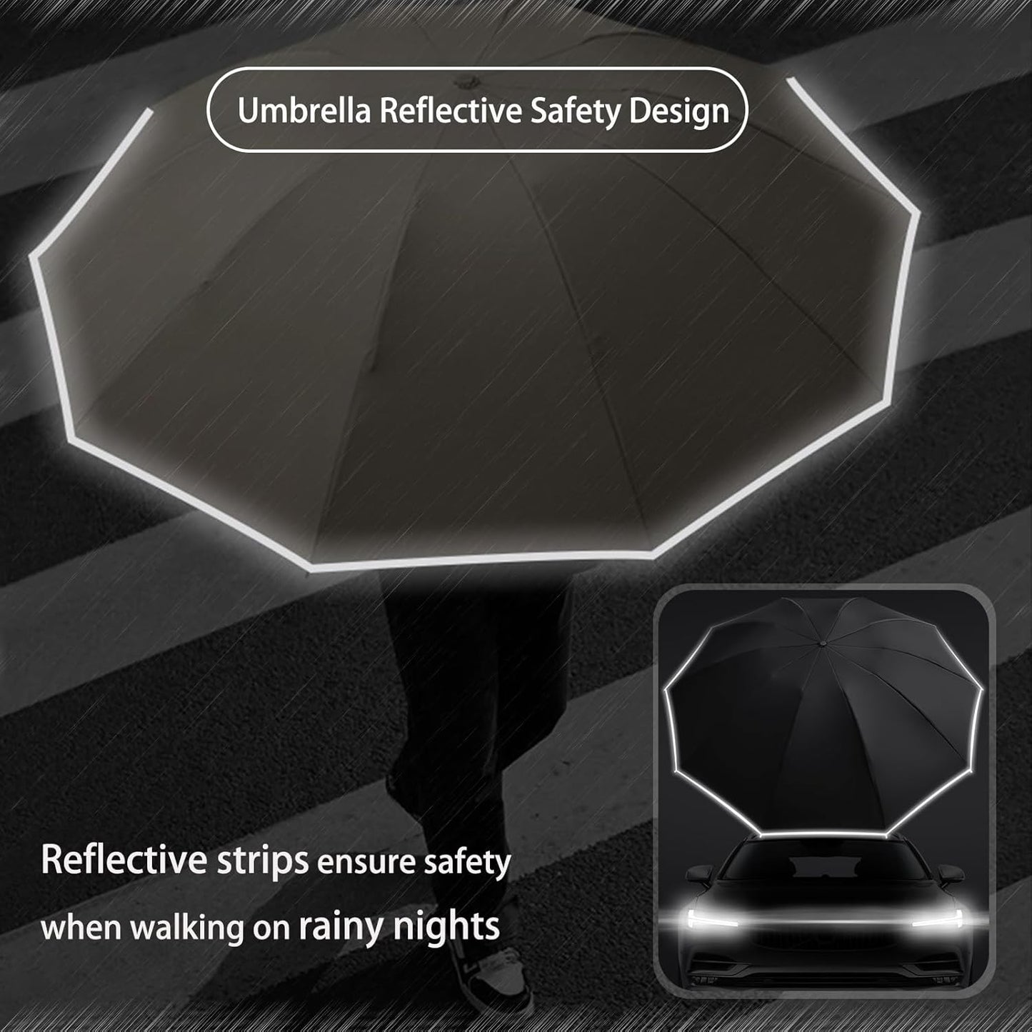Stay Bone-Dry from Car to Door with the Ultimate Inverted Umbrella