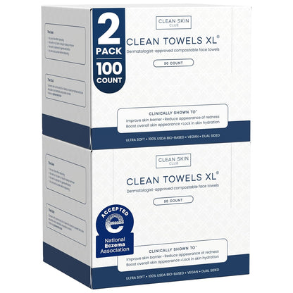 The World's 1st Bacteria-Free XL Face Towels