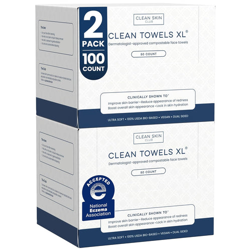 The World's 1st Bacteria-Free XL Face Towels