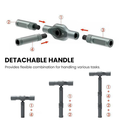 24-in-1 Transforming Ratchet Wrench & Screwdriver Set