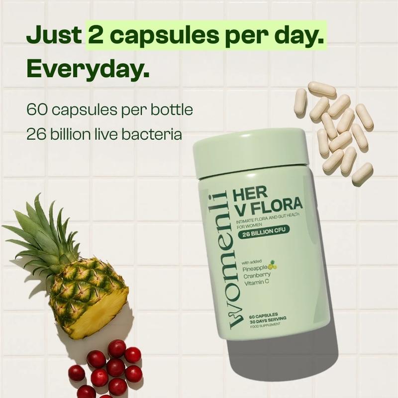 Natural Women’s Prebiotics & Probiotics with Cranberry & Pineapple