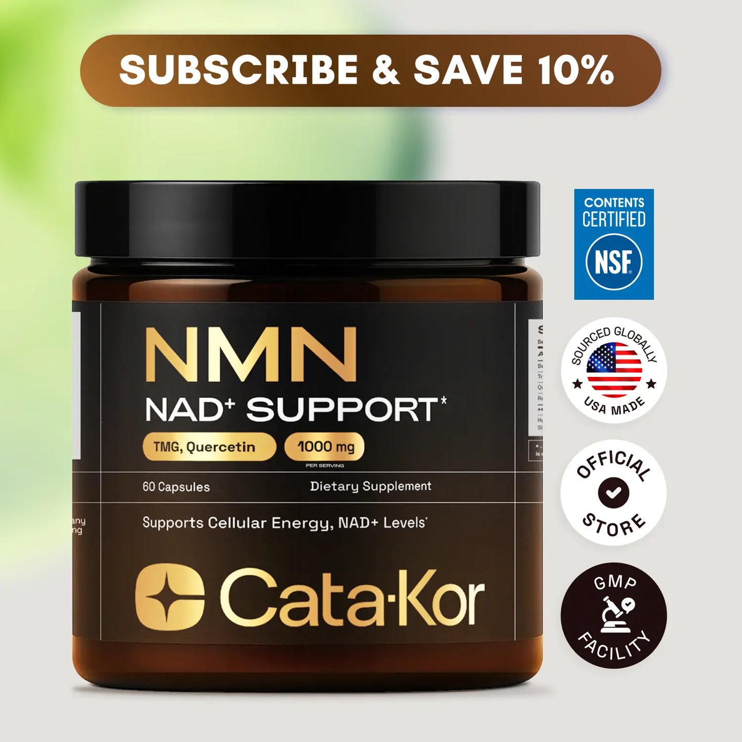 Ultimate Cellular Defiance: 4-in-1 NAD+ Boosting NMN Supplement