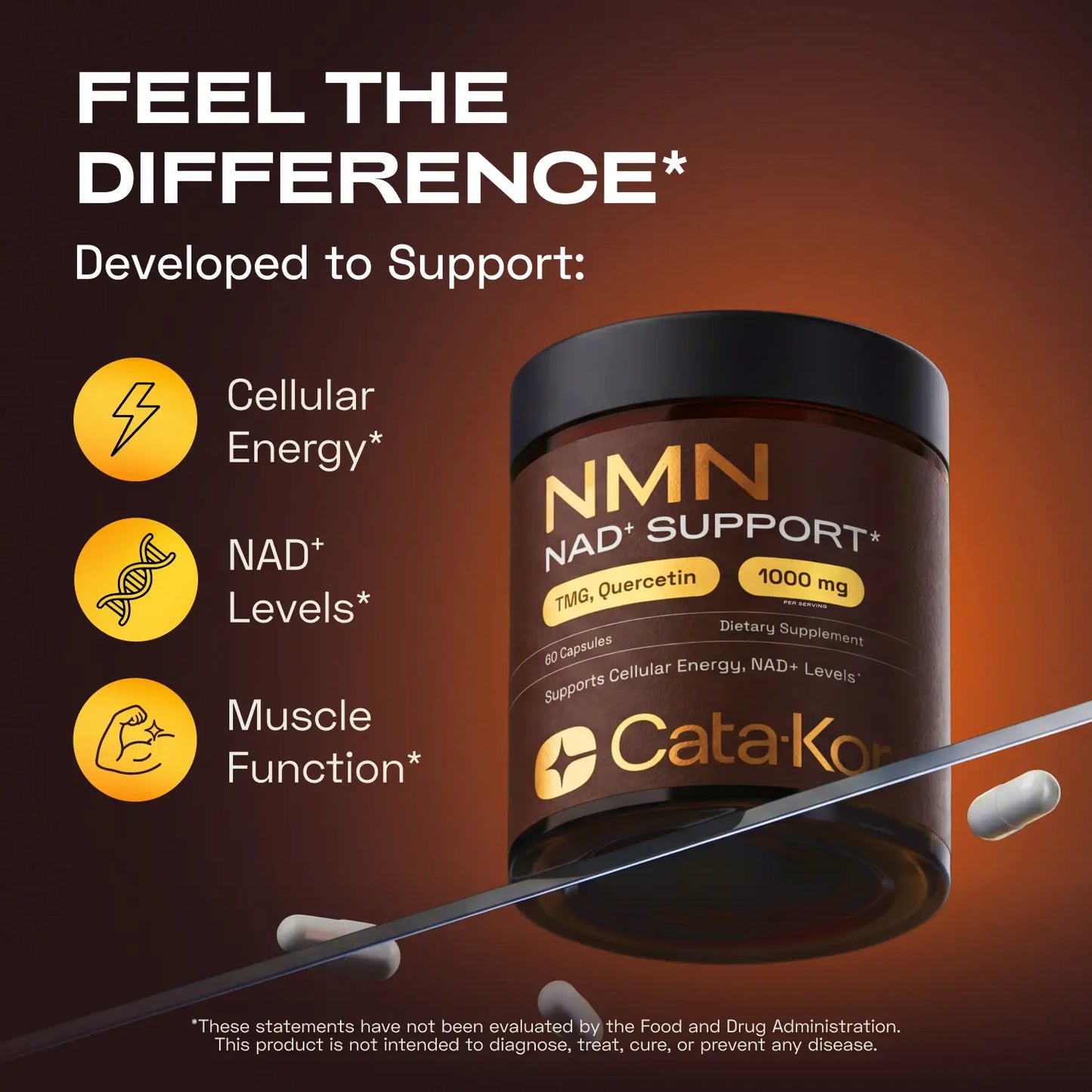 Ultimate Cellular Defiance: 4-in-1 NAD+ Boosting NMN Supplement