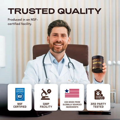 Ultimate Cellular Defiance: 4-in-1 NAD+ Boosting NMN Supplement