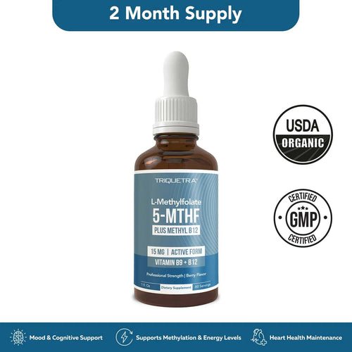 Maximize Cellular Vitality: High-Potency 15mg L-Methylfolate Booster