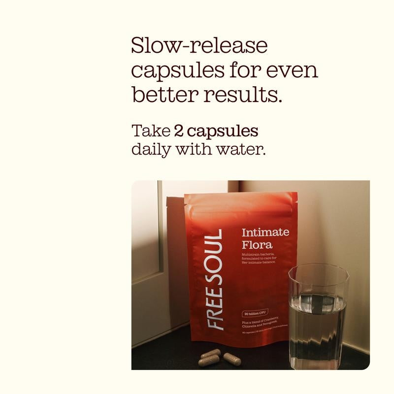 Rebalance Your Vaginal Microbiome: Premium Intimate Flora Capsules