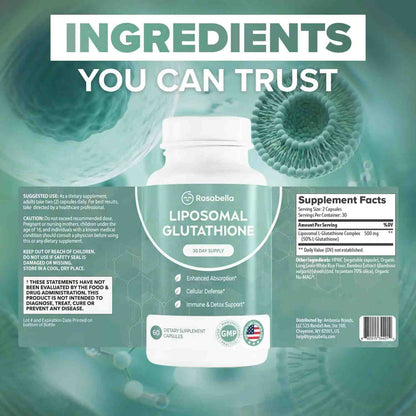 Maximum Absorption Liposomal Glutathione Supplement