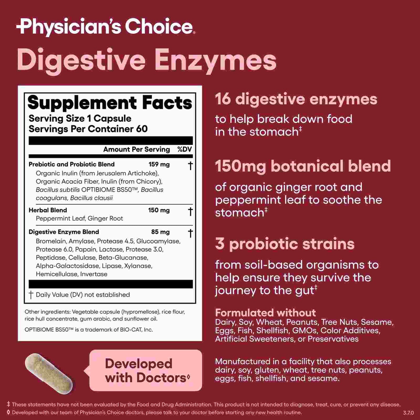 Say Goodbye to Bloating with Advanced Multi-Enzyme Digestive Support