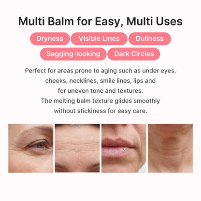 PDRN Pink Collagen Multi-Balm Stick: Instant Glow & Deep Wrinkle Bounce