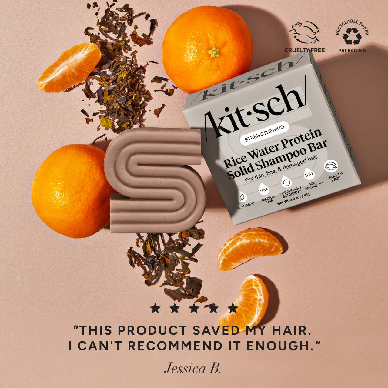 Revitalize Your Strands: Rice Water Protein Conditioner Bar for Thicker, Longer Hair