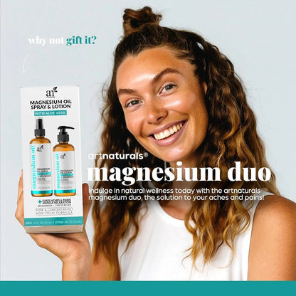 Pure Magnesium Therapy Spray for Natural Muscle & Sleep Relief