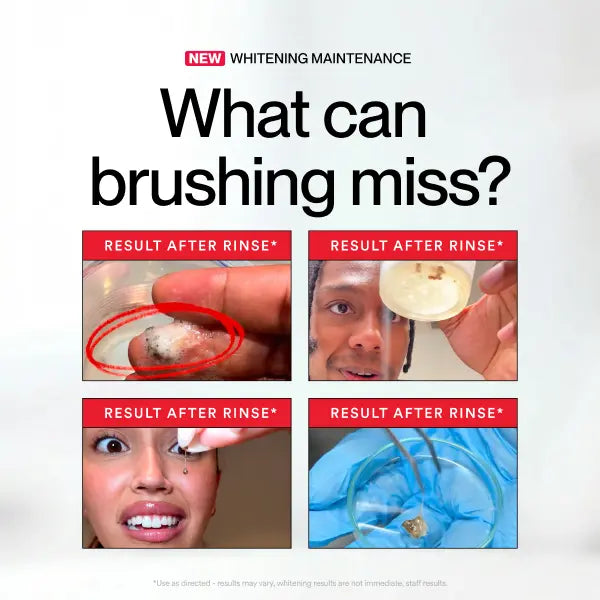 Teeth Whitening Mouthwash with Hydrogen Peroxide