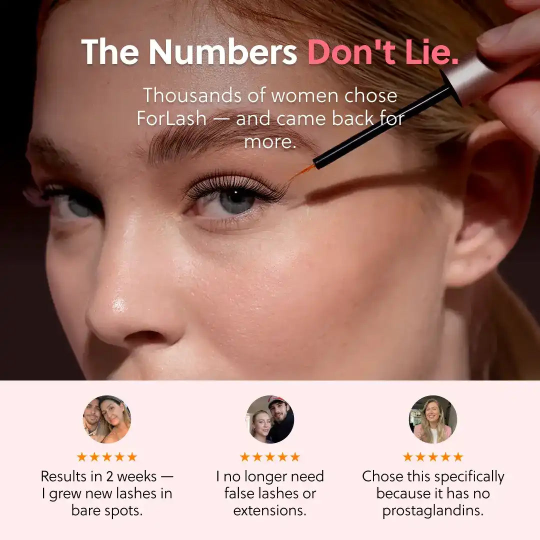 Longer, Thicker Looking Real Lashes in Weeks — Advanced Eyelash Growth Serum
