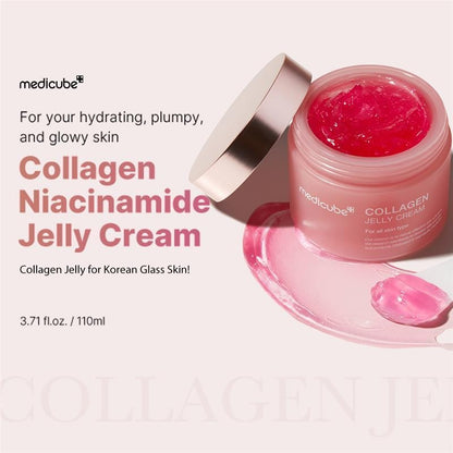 Achieve Instant Glass Skin with This Collagen & Niacinamide Jelly Cream