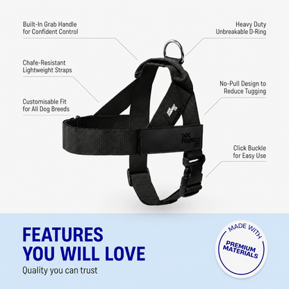 The Indestructible Chew-Proof & No-Pull Dog Harness