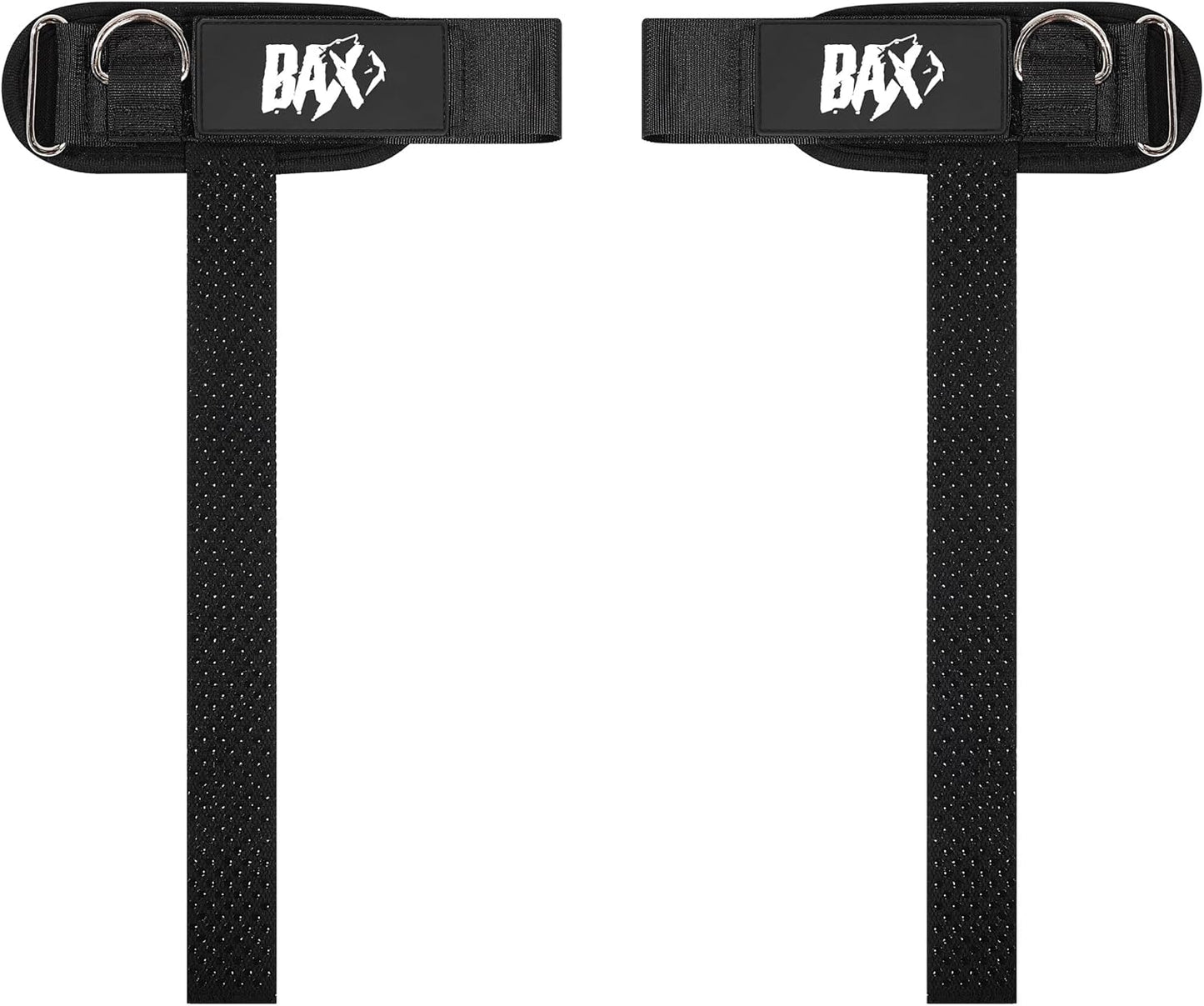 Premium Cuffed D-Ring Lifting Straps | Heavy Duty Wrist Support for Gym Training