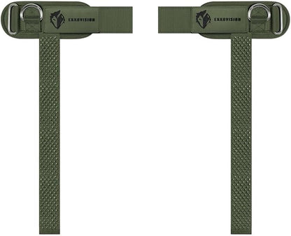 Premium Cuffed D-Ring Lifting Straps | Heavy Duty Wrist Support for Gym Training
