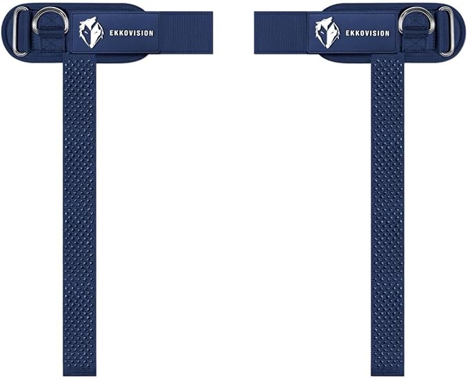 Premium Cuffed D-Ring Lifting Straps | Heavy Duty Wrist Support for Gym Training