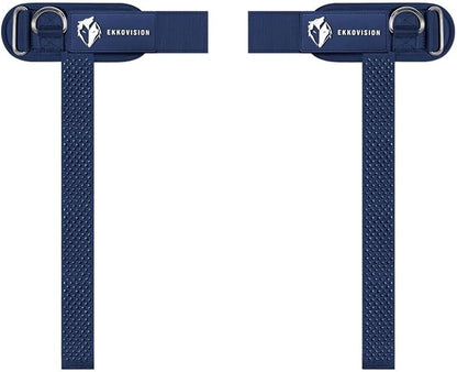 Premium Cuffed D-Ring Lifting Straps | Heavy Duty Wrist Support for Gym Training