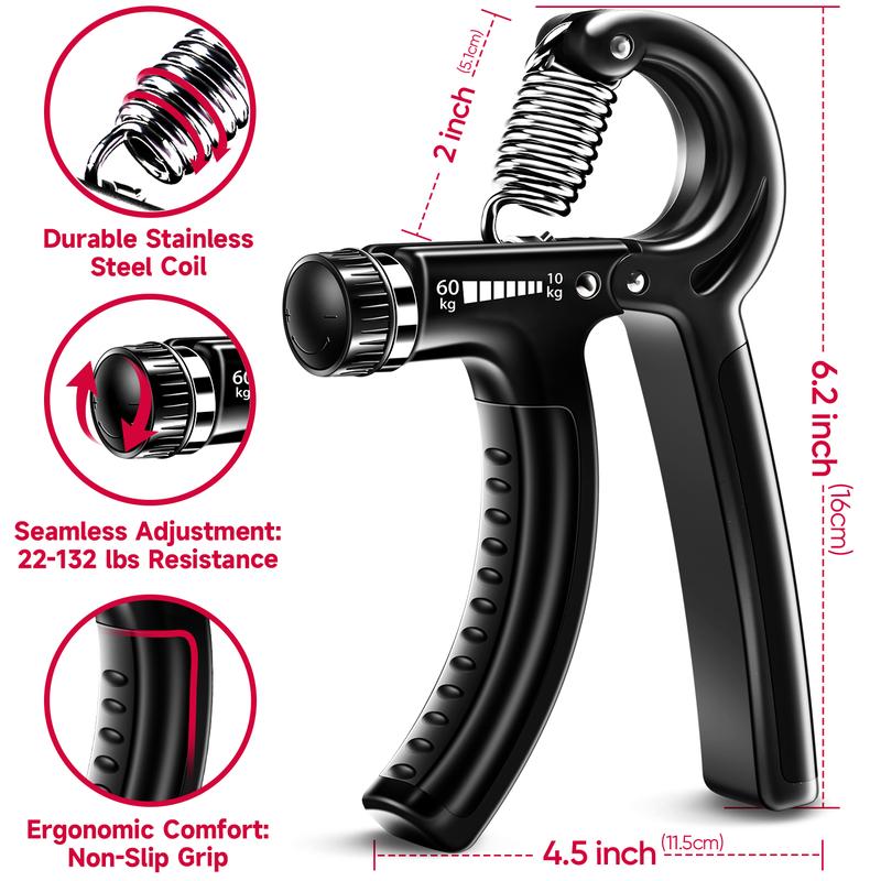 Funny Hand Grip Strengthener Workout Kit (5 Pack)