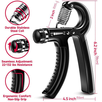 Funny Hand Grip Strengthener Workout Kit (5 Pack)