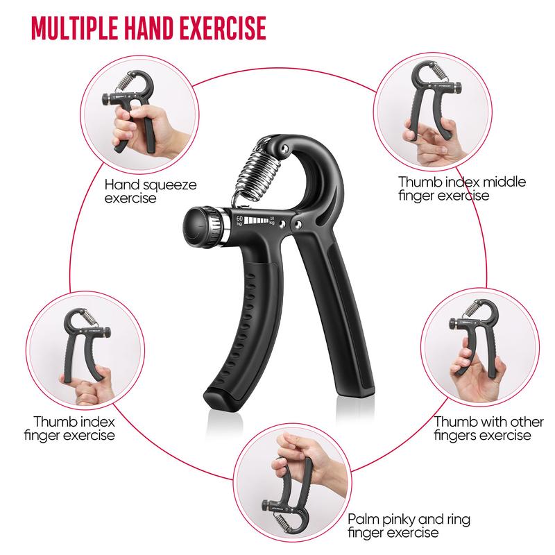 Funny Hand Grip Strengthener Workout Kit (5 Pack)