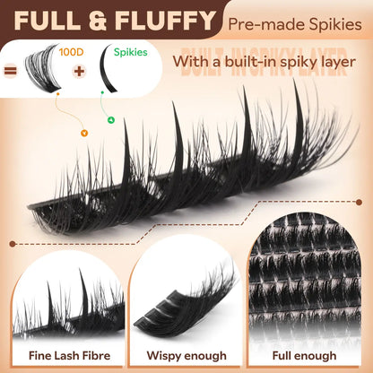 Spiky Slay Manga Lash Clusters With Spikes Pre