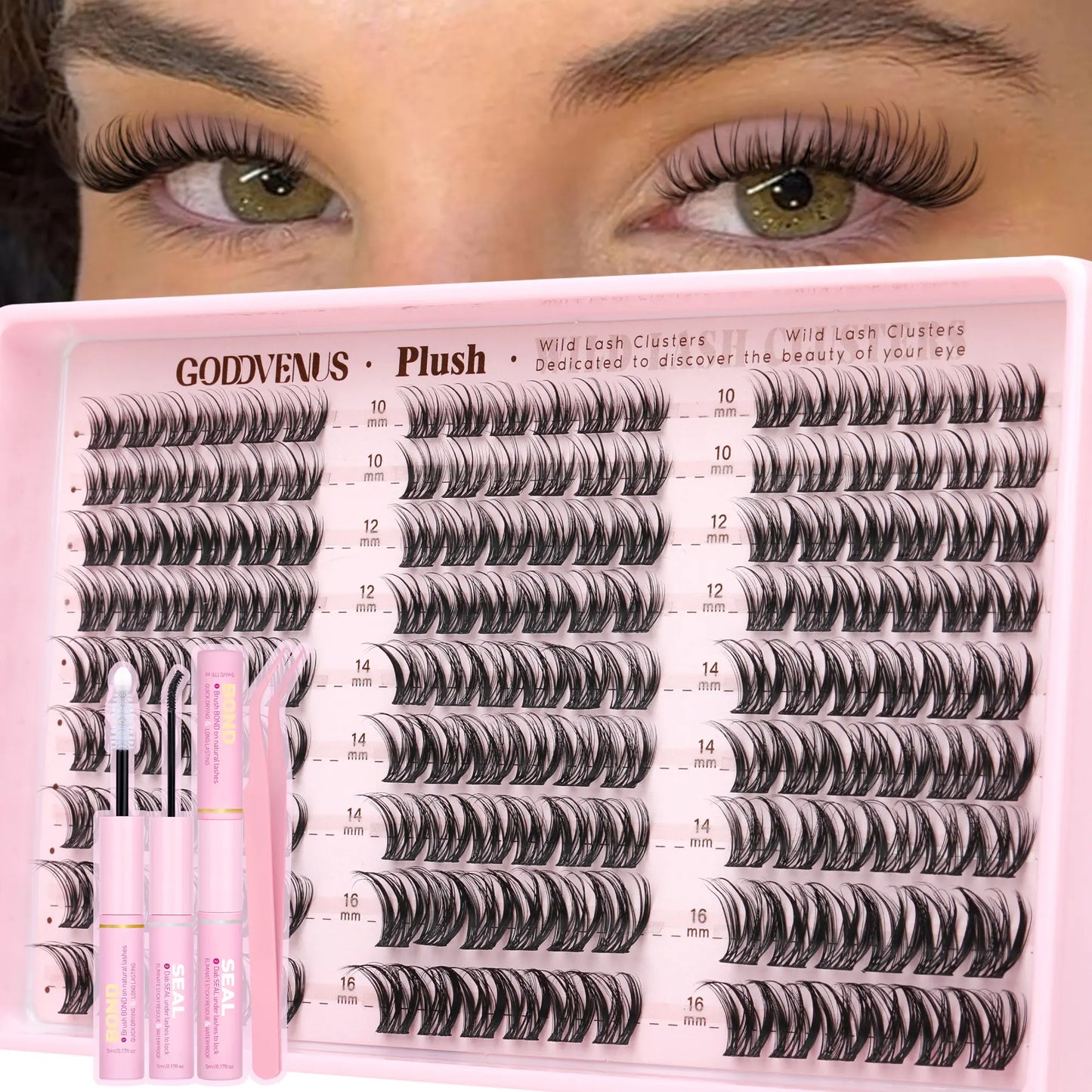 Plush D Curl Spider Lash Clusters