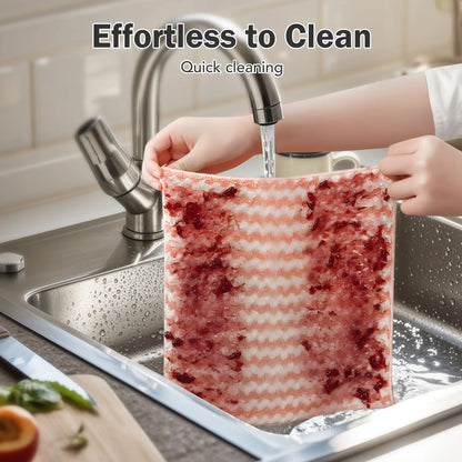 Ultra-Absorbent Microfiber Dish Rags | Streak-Free Cleaning Cloths