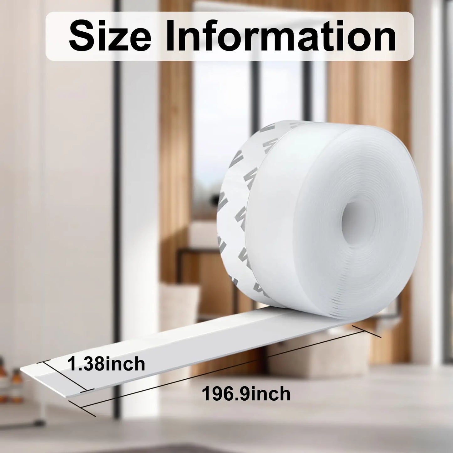 Stop Drafts, Noise & Bugs Instantly – The Ultimate All-Weather Self-Adhesive Door Seal