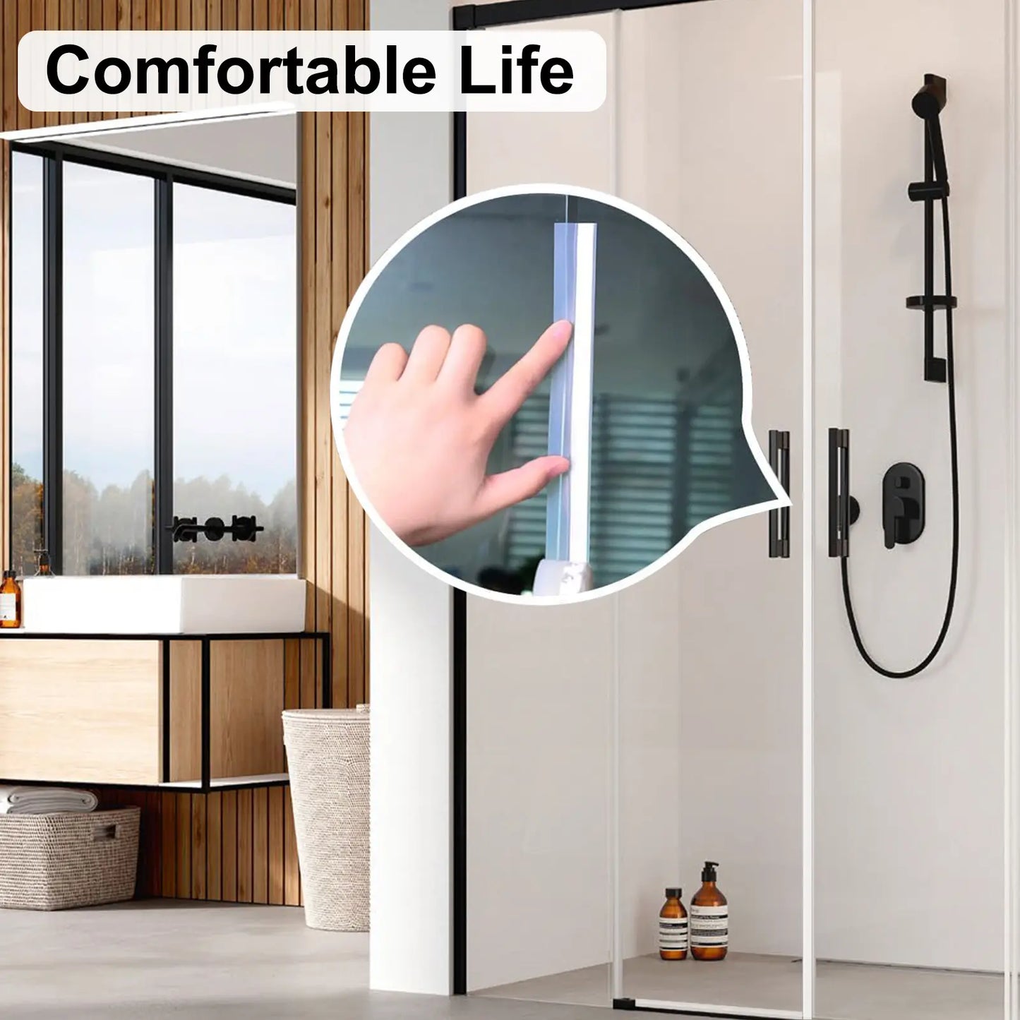 Stop Drafts, Noise & Bugs Instantly – The Ultimate All-Weather Self-Adhesive Door Seal
