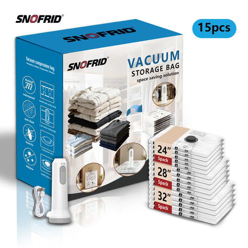 Shrink Your Luggage by 80% with the Ultimate Cordless Travel Vacuum Storage Kit!
