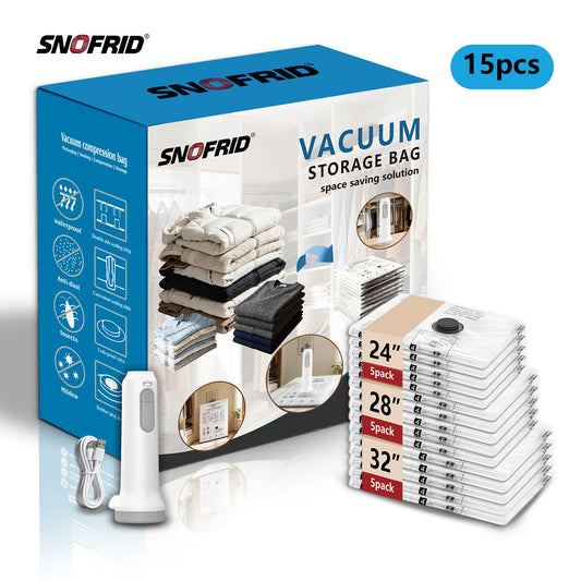 Shrink Your Luggage by 80% with the Ultimate Cordless Travel Vacuum Storage Kit!