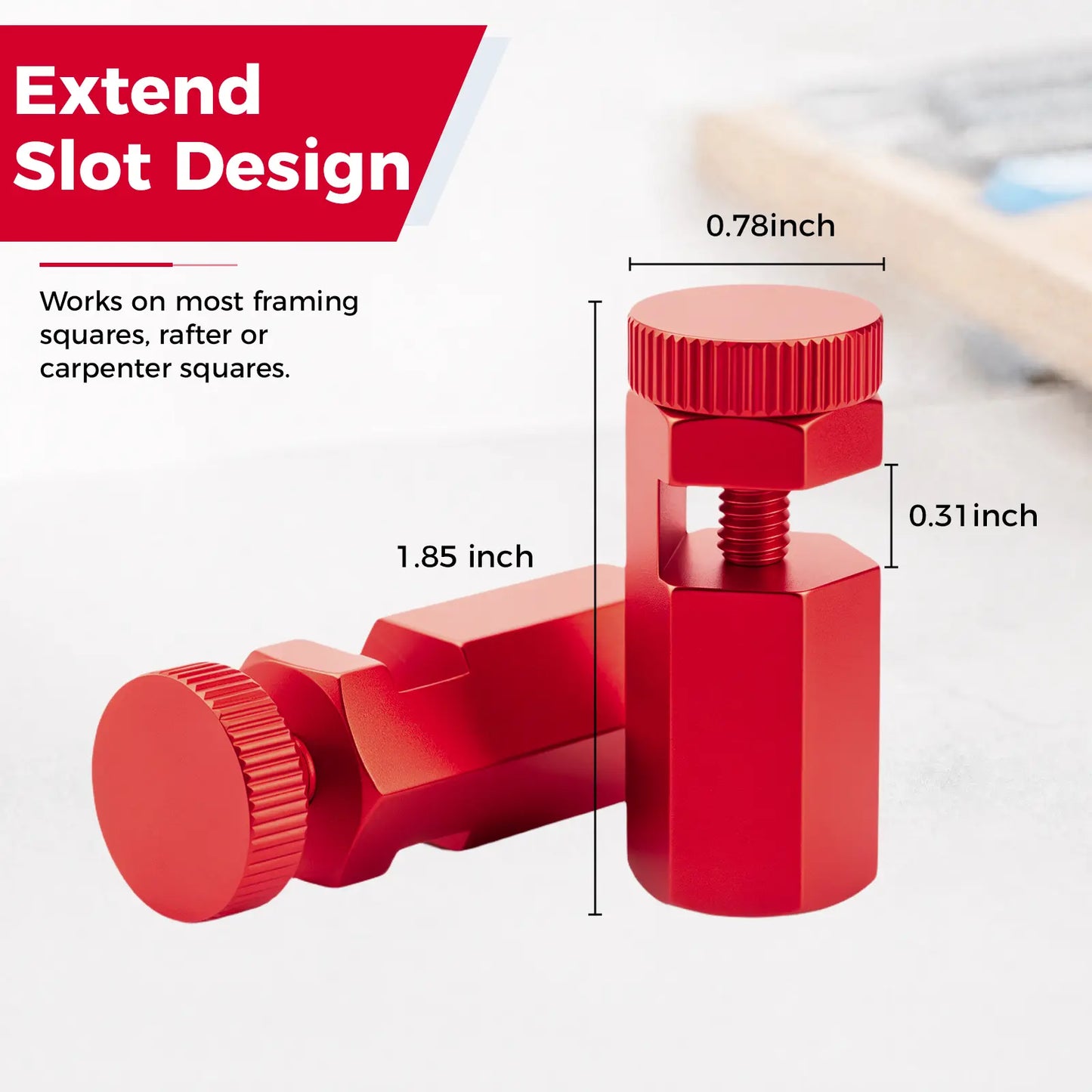 Ultra-Precise Tall Stair Gauges for Framing Squares & Circular Saws