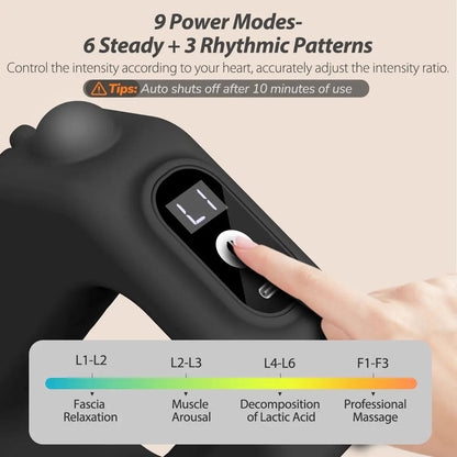 Hands-Free Deep Tissue Massager with Heat