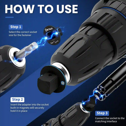 Ultra-Low Profile Right Angle Ratchet & Bit Set: The Ultimate Tight-Space Solution