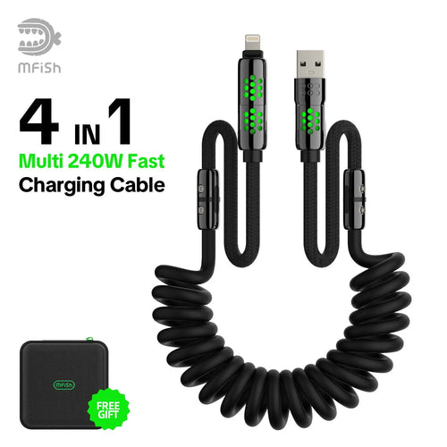 The Ultimate 4in-1 Armored Fast Charging Cable
