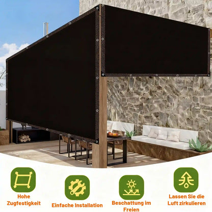 Heavy Duty 90% UV Blocking Sun Shade Sail Mesh Cloth